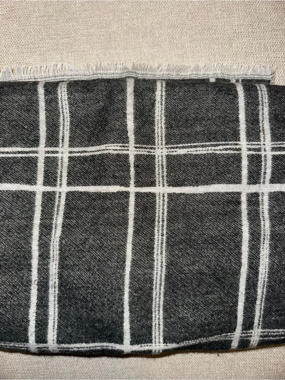 ZARA Reversible Checkered Scarf